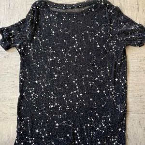 See through Black shirt